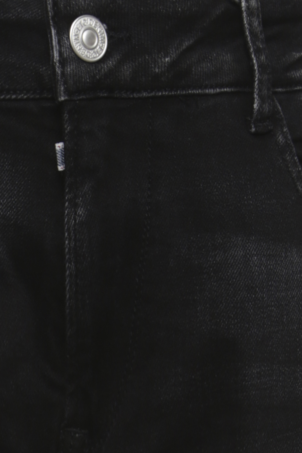 Чёрные прямые джинсы