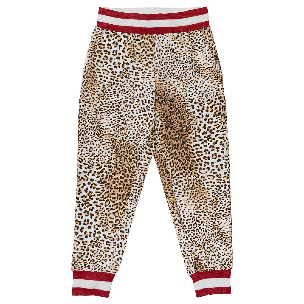 MonnaLisa Спортивные брюки с леопардовым принтом