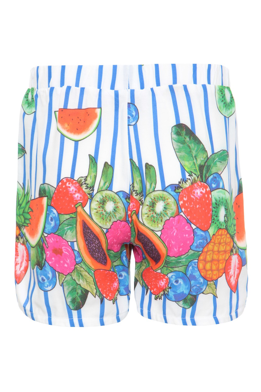 Aletta Beach Легкие шорты с фруктовым принтом