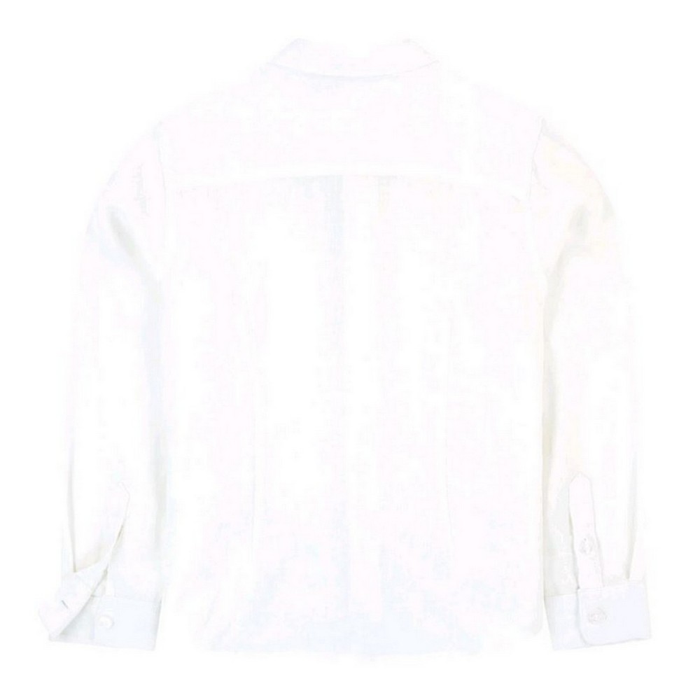 Armani Junior Однотонная рубашка из льна