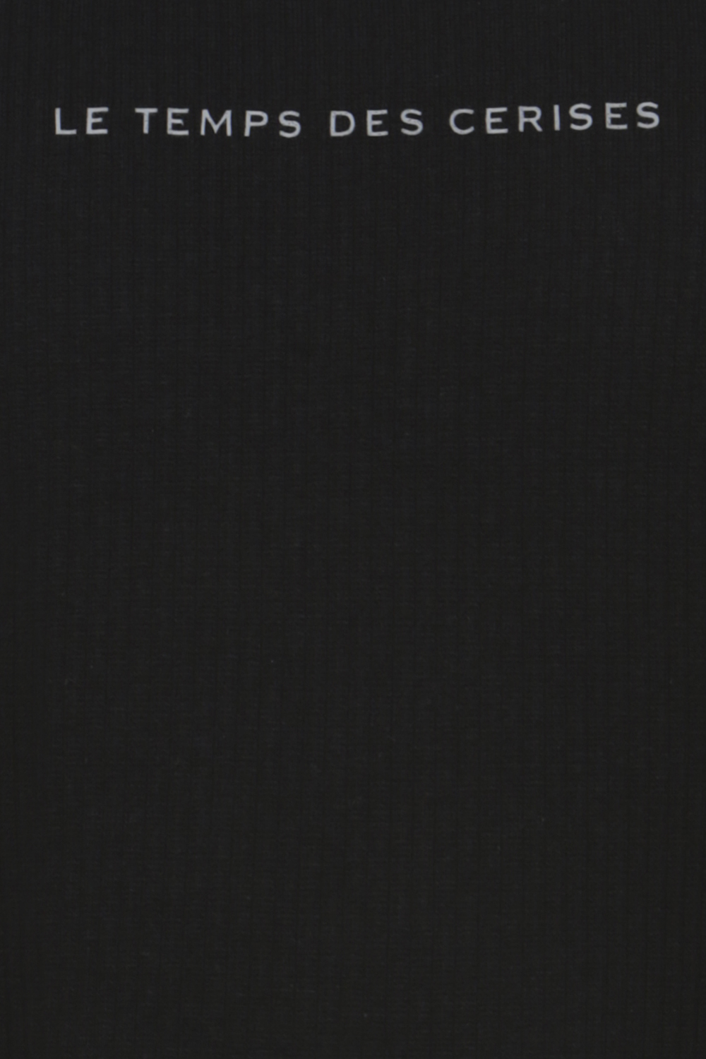 Чёрный лонгслив с логотипом 