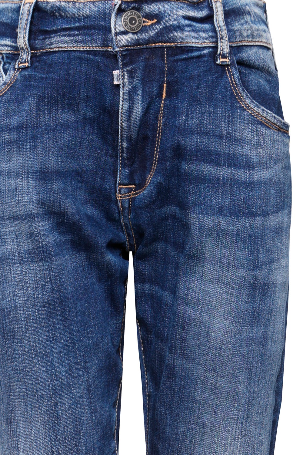 Le Temps des Cerises Прямые джинсы с потертостями