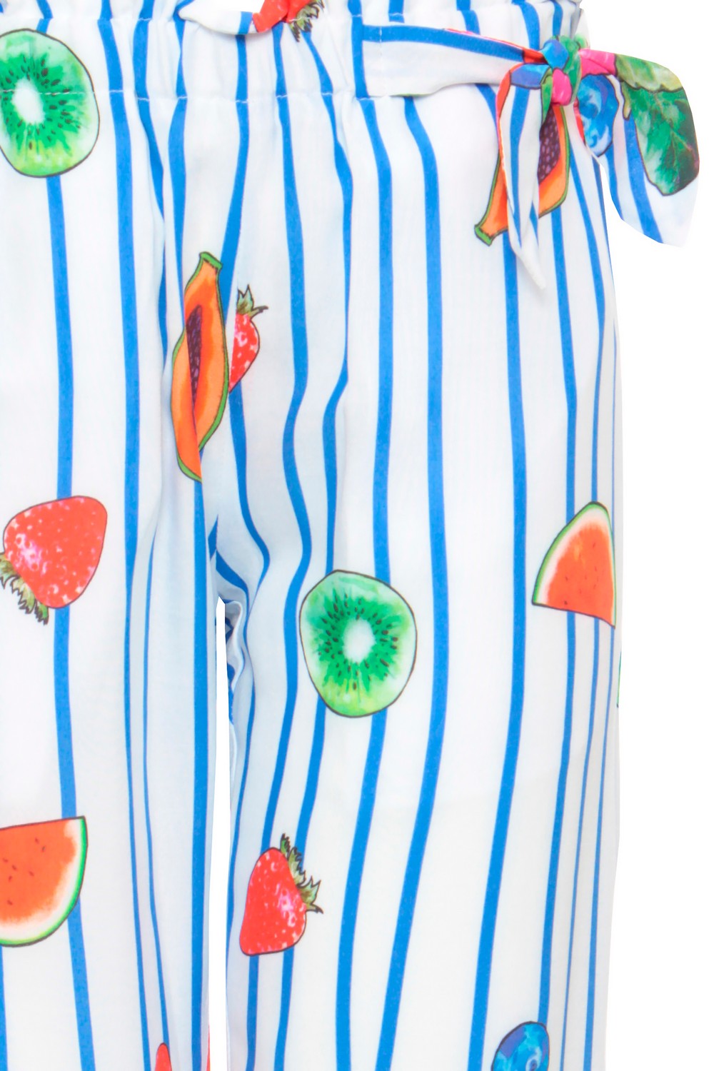 Aletta Beach Легкие брюки с фруктовым принтом