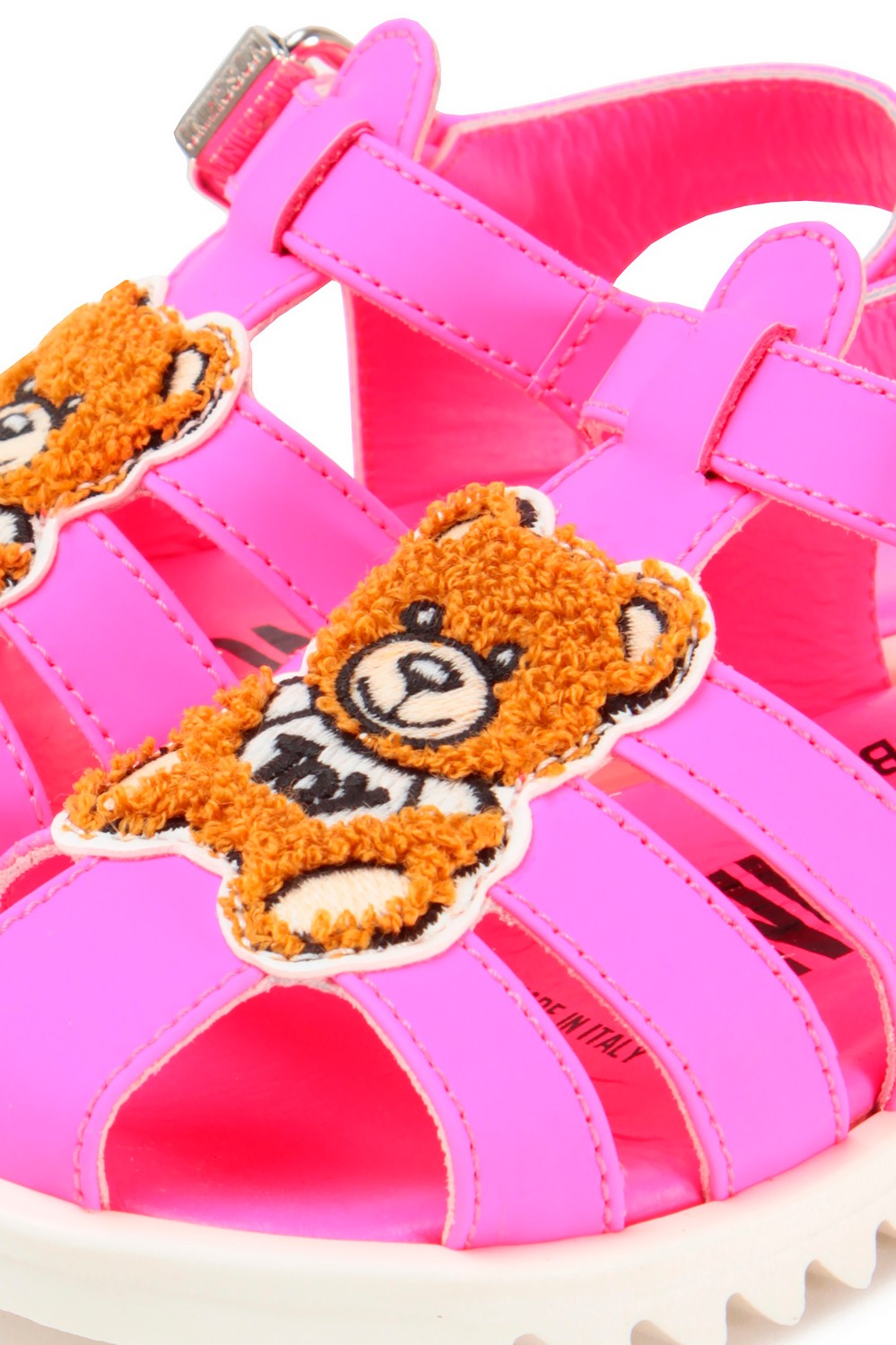 Яркие сандалии с декором "Teddy Bear"