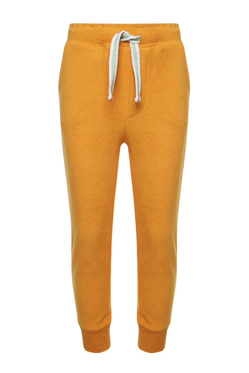 Оранжевые спортивные брюки