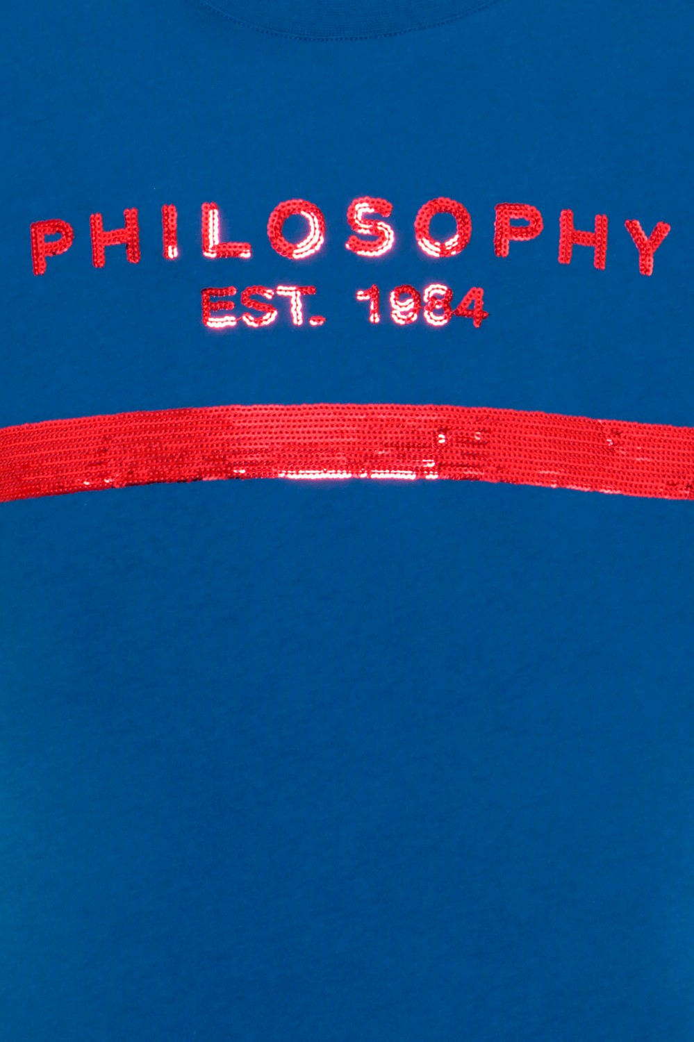 Philosophy di Lorenzo Serafini Kids Однотонная футболка с логотипом из пайеток