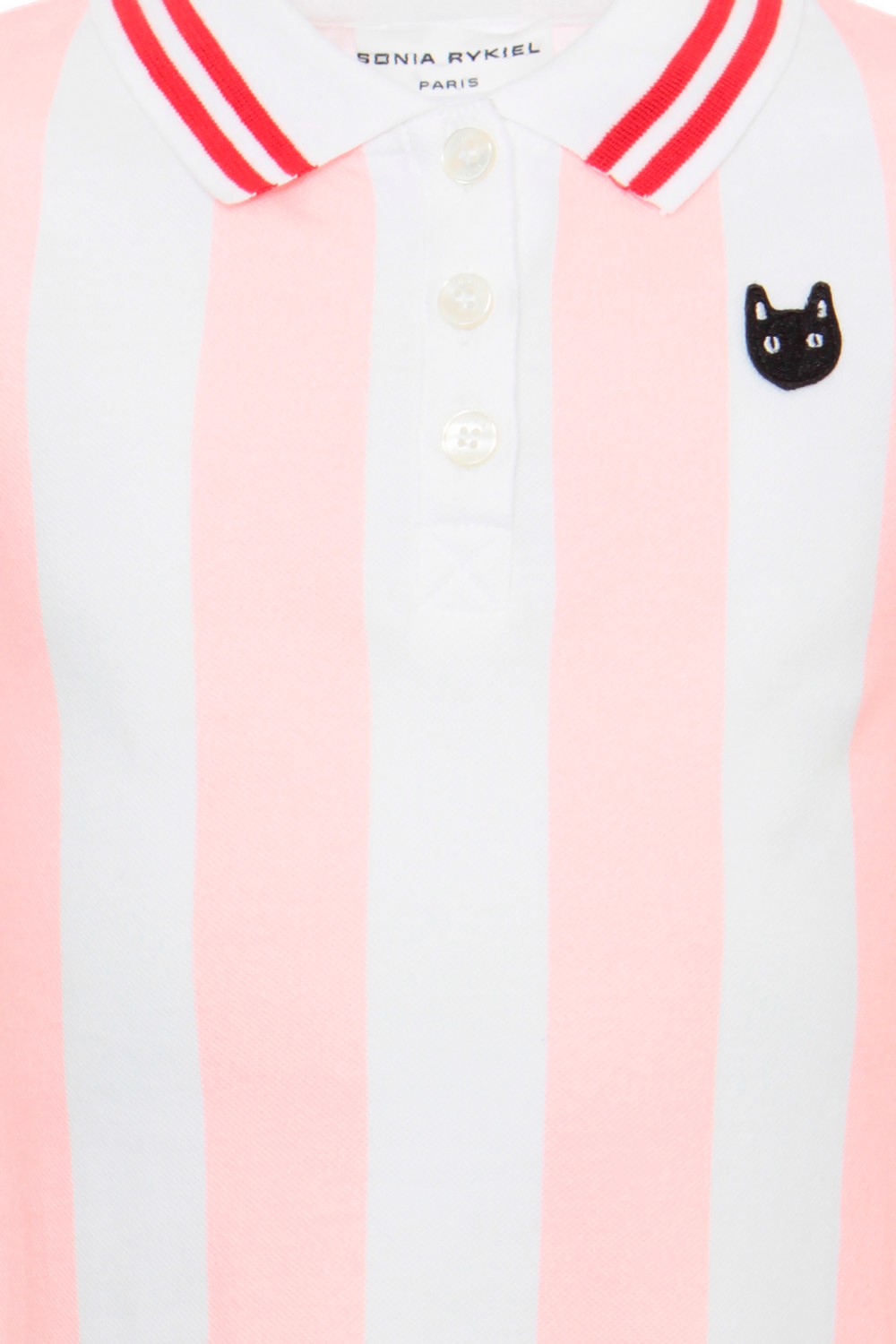 Sonia Rykiel Платье-футболка в полоску с контрастными элементами