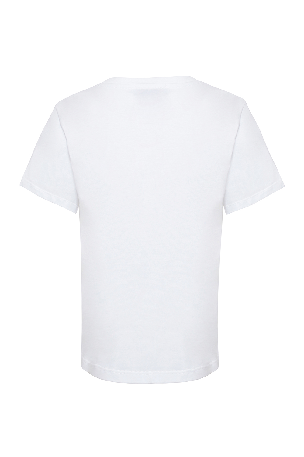 Белая футболка с принтом
