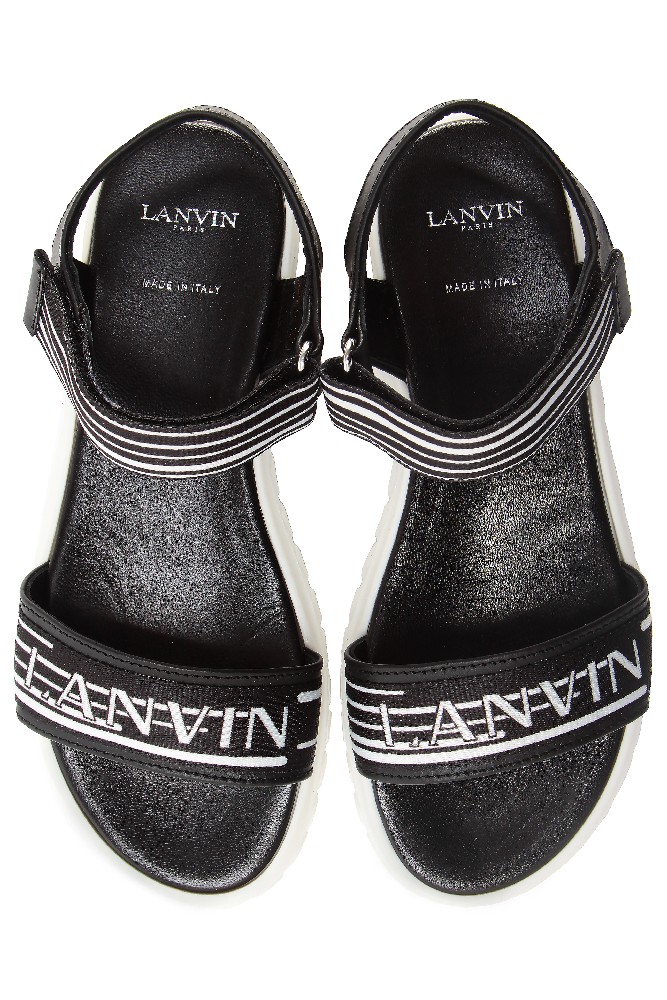 LanVin Черные сандалии