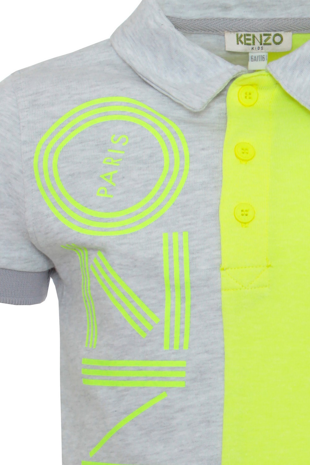 Kenzo Двухцветная футболка-поло с логотипом