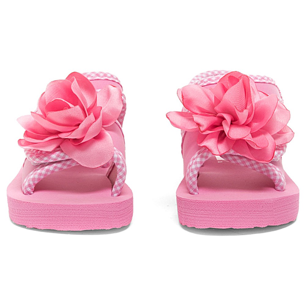 MonnaLisa Розовые сандалии с цветком
