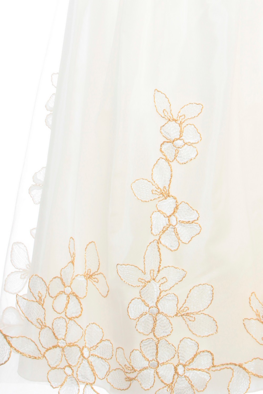 Lesy Воздушное платье с цветочной вышивкой