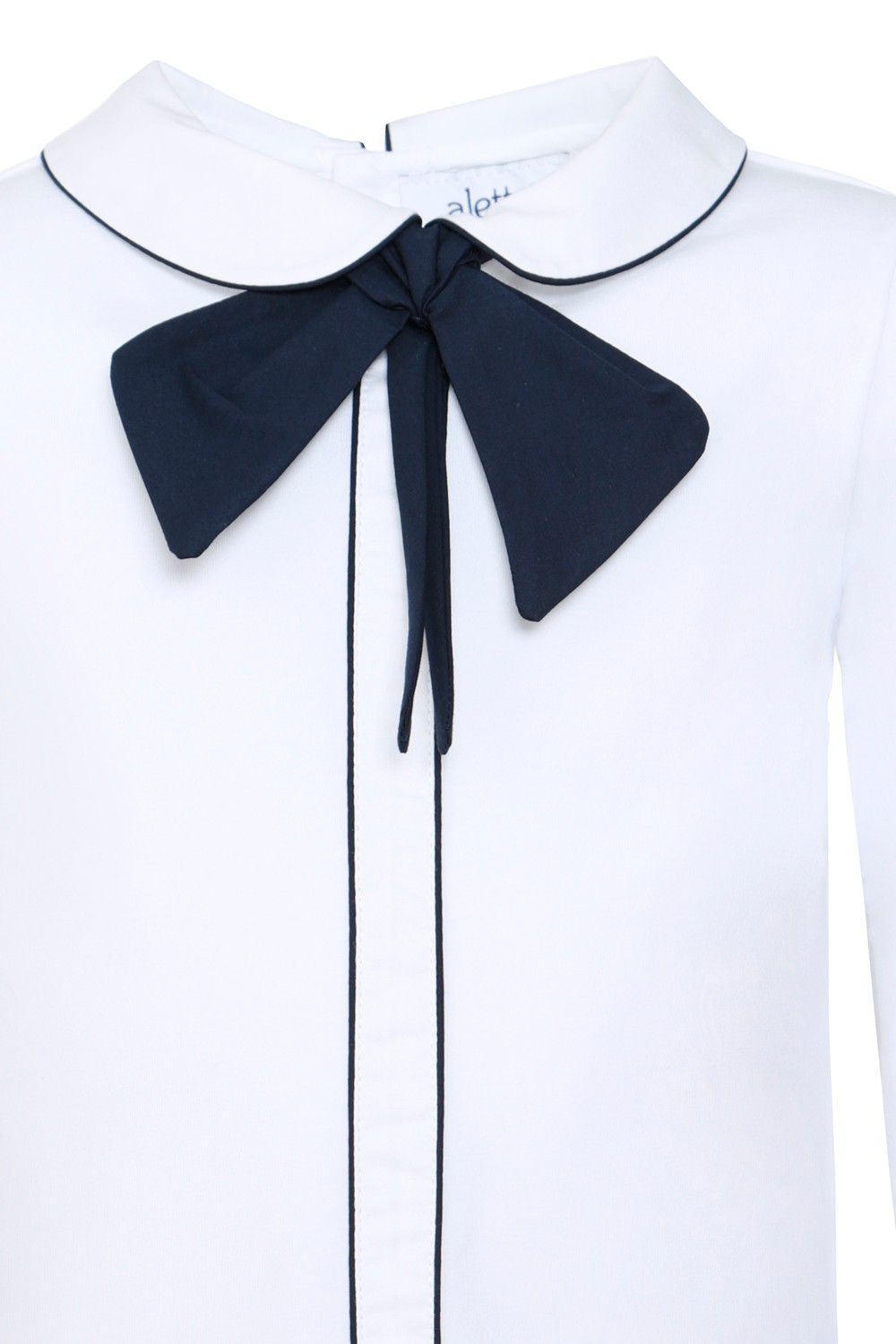Aletta School Блуза с контрастным декором