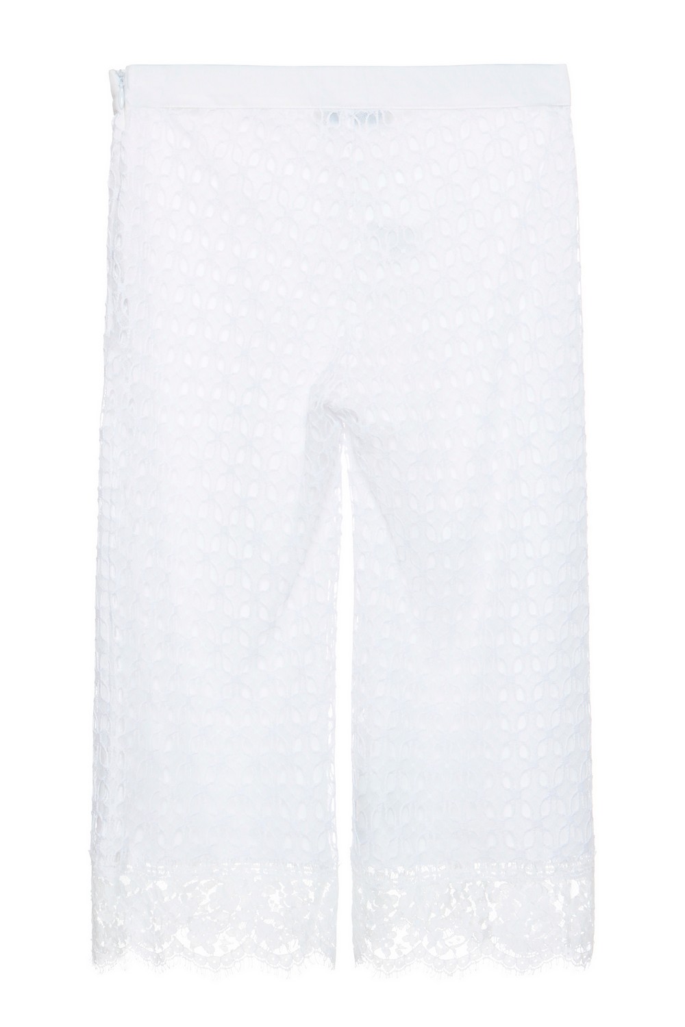 Ermanno Scervino Кружевные брюки-кюлоты
