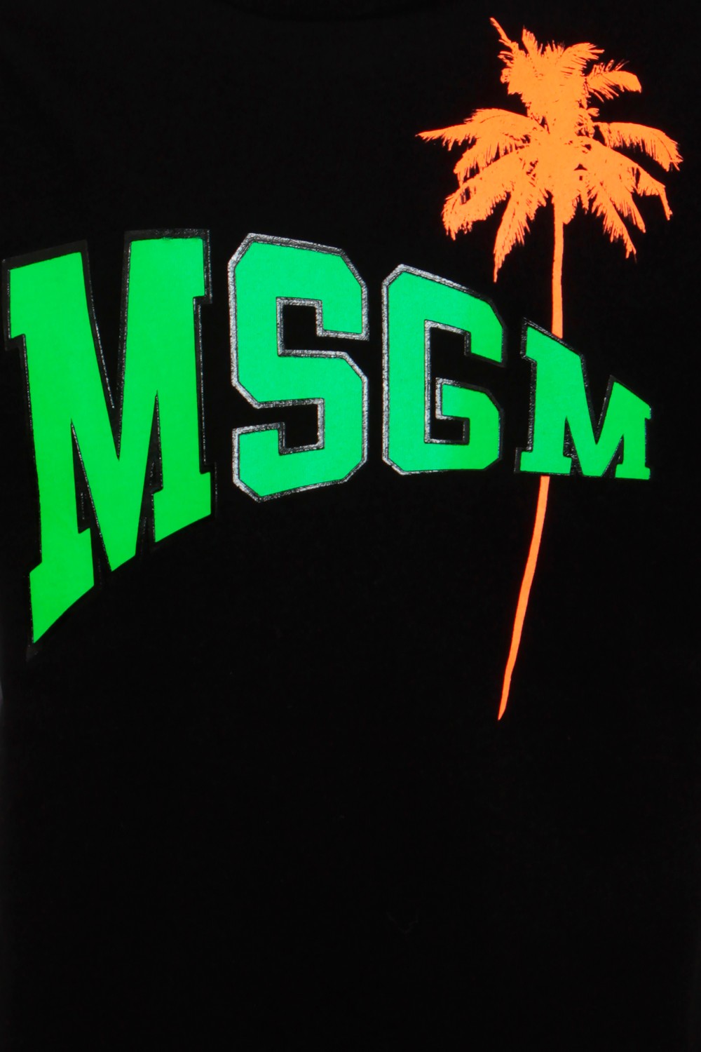 MSGM Платье-футболка с ярким принтом-логотипом