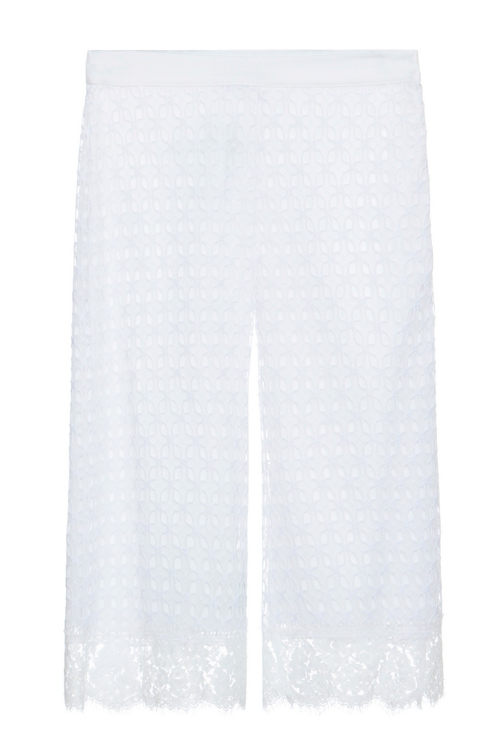 Ermanno Scervino Кружевные брюки-кюлоты